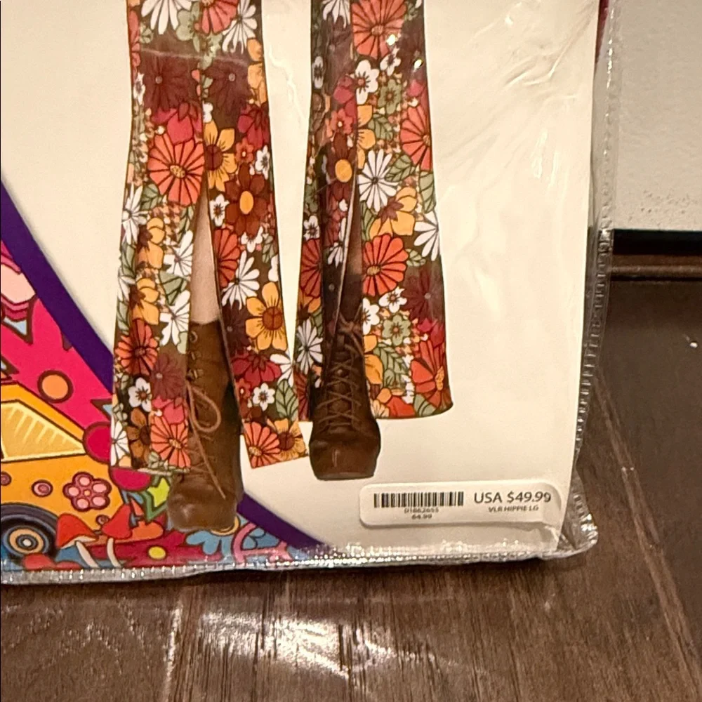 Spirit Halloween Wildflower Hippie Costume- Large 12/14 - Picture 3 of 6